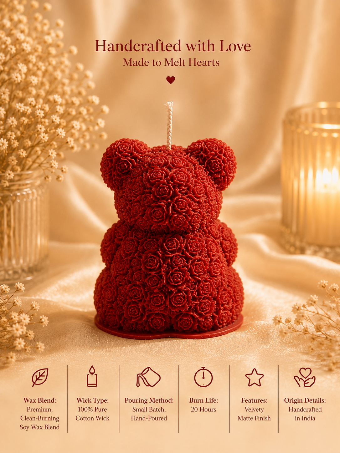 The Scarlet Rose Bear